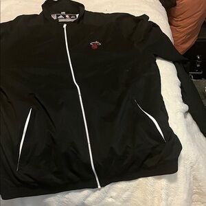 NBA Miami Heat Adidas Warm-Up Jacket Black 3XL +2 Authentic PlayerID